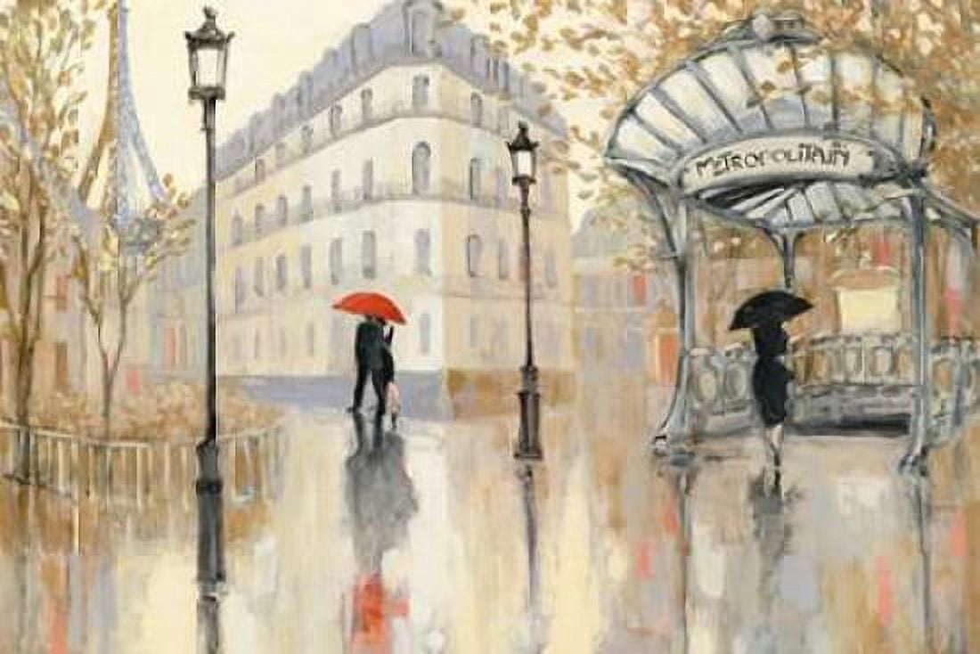 To the Metro I Canvas Art - Julia Purinton (12 x 18)