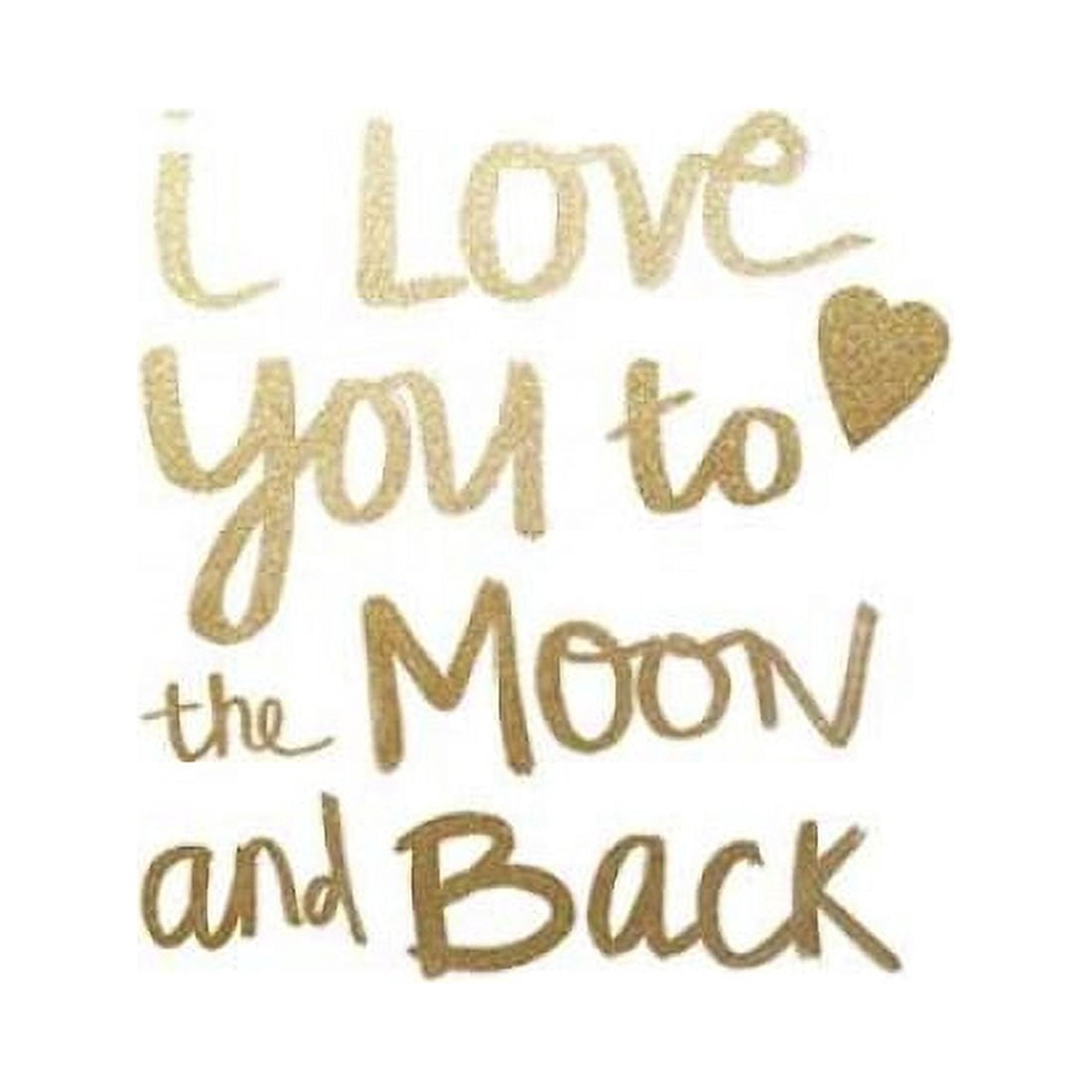 To the Moon and Back Canvas Art - Linda Woods (24 x 24)