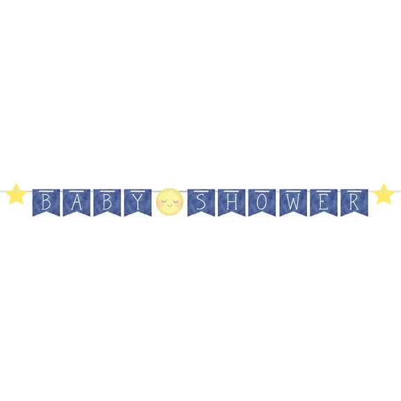 To the Moon and Back Ribbon Banner, Each