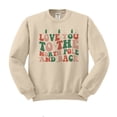 thumbnail image 1 of To the North Pole and Back Sweatshirt Unisex 2X-Large Sand, 1 of 5