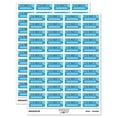thumbnail image 1 of To the Parents Of Signature School Teacher Pencil Fill-in Sticker Set - Light Blue - Matte Finish - 1.25" Mini, 1 of 7