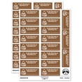 thumbnail image 1 of To the Parents or Guardians of Work Teacher Student School Sticker Set - Brown - Gloss Finish - 2.00" Large, 1 of 7