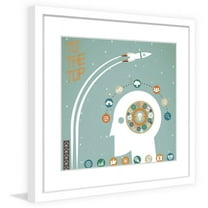 "To the Top" Framed Painting Print