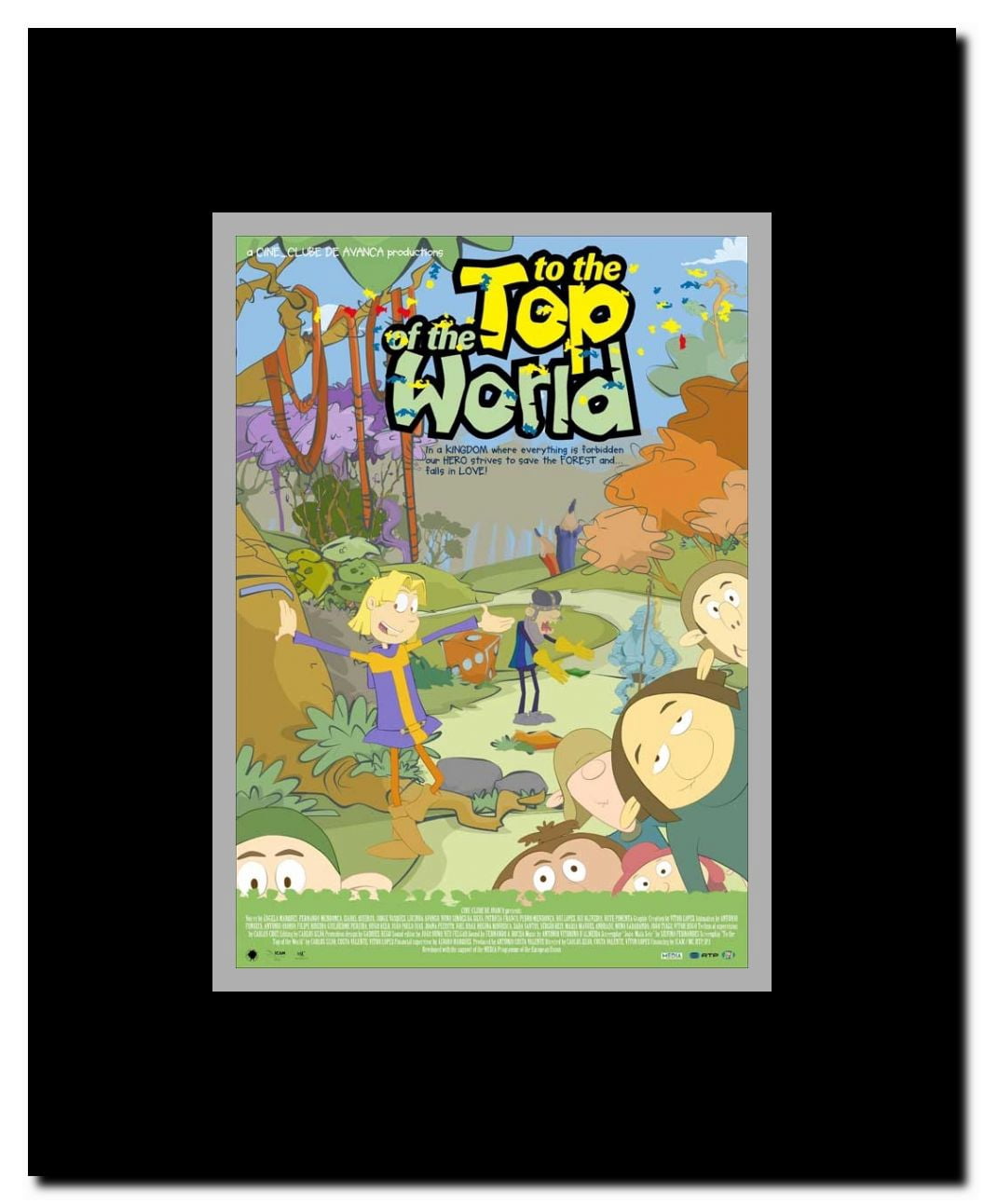 To the Top of the World Framed Movie Poster