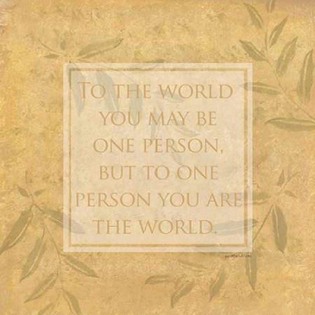 To the World Canvas Art - Jo Moulton (24 x 24)