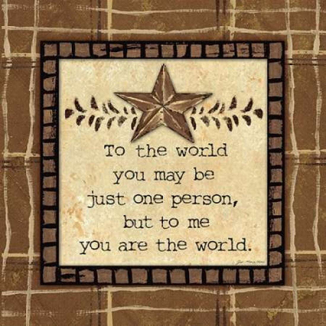 To the World Canvas Art - Jo Moulton (24 x 24)