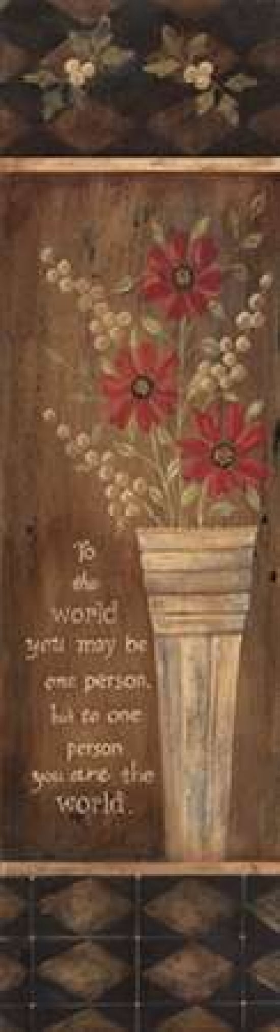 To the World Canvas Art - Jo Moulton (8 x 24)