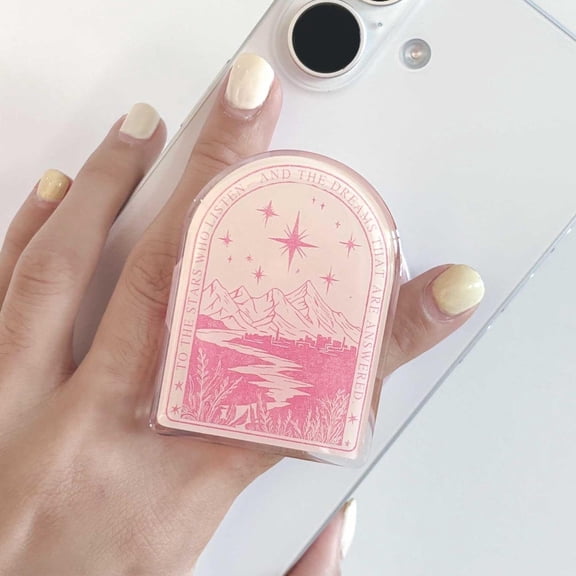To the stars who listen | Grip | Holder | Bookish Accessories | Phone Holder | Magnetic Phone Case Grip | Aesthetic Gifts