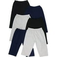 thumbnail image 1 of ToBeInStyle Boy's 4-Pack Casual Capri Cotton Pants Relaxed Fit - Basic - 6-9 Months Old, 1 of 5