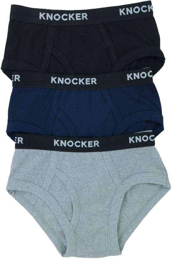 Boy's Pack of 3 Classic Assorted Cotton Brief Underwear - Small