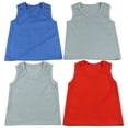 thumbnail image 1 of ToBeInStyle Boy's Pack of 4 Ultra-Soft Cotton Tank Tops - Cool - 5 Years Old, 1 of 2