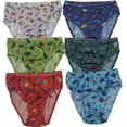 thumbnail image 1 of ToBeInStyle Boy's Pack of 6 Briefs - Cars Briefs - XL, 1 of 4