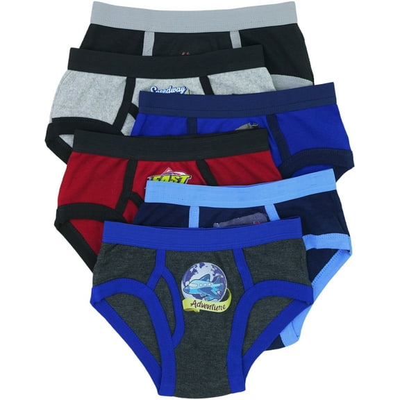 ToBeInStyle Boy's Pack of 6 Briefs - Cool Graphics - Small