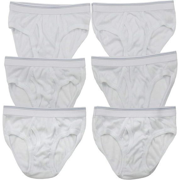 ToBeInStyle Boy's Pack of 6 Briefs - White - XL