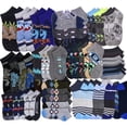 thumbnail image 1 of ToBeInStyle Boys' Pack of 12 Pairs Mystery Low Cut Ankle Socks - Size 9-11, 1 of 3
