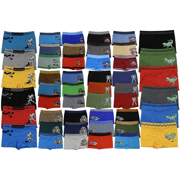 ToBeInStyle Boys' Pack of 6 Mystery Microfiber Assorted Briefs - S