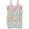 thumbnail image 1 of ToBeInStyle Girl's 4-Pack Crochet Trim Cami Training Bras - Flowers - 12 Years, 1 of 3