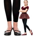 thumbnail image 1 of ToBeInStyle Girl's Girls Opaque Leggings - Black - 4-7 Years, 1 of 6
