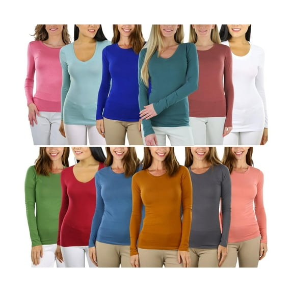 ToBeInStyle Girl's Pack of 5 Randomly Selected Long Sleeve T-Shirt - 12-14 Years