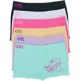 thumbnail image 1 of ToBeInStyle Girl's Pack of 6 Comfortable Seamless Stretch Cat Print Boyshorts - M, 1 of 6