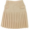 thumbnail image 1 of ToBeInStyle Girl's Pleated Uniform Skort - Khaki - Size 8, 1 of 5