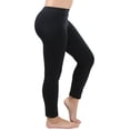 thumbnail image 1 of ToBeInStyle Girls' Nylon-Spandex Blend Full Length Leggings - Black - L/XL, 1 of 4