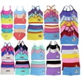 thumbnail image 1 of ToBeInStyle Girls' Pack of 12 Mystery Pieces - 6 Cami Bralette Tops & 6 Matching Bottoms - Small, 1 of 7