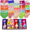 thumbnail image 1 of ToBeInStyle Girls' Pack of 6 Mystery Cotton Bikini Panties, 1 of 7