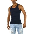 thumbnail image 1 of ToBeInStyle Men's A-Shirt Tank Top Muscle Shirt - Navy - Small, 1 of 7
