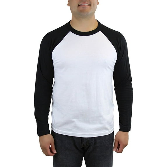 ToBeInStyle Men's Long-Sleeved Baseball Shirt