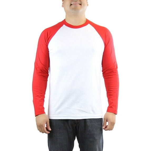ToBeInStyle Men's Long-Sleeved Baseball Shirt