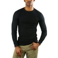 thumbnail image 1 of ToBeInStyle Men's Medium Weight Long Sleeve Waffle Knit Classic Thermal Shirt, 1 of 7