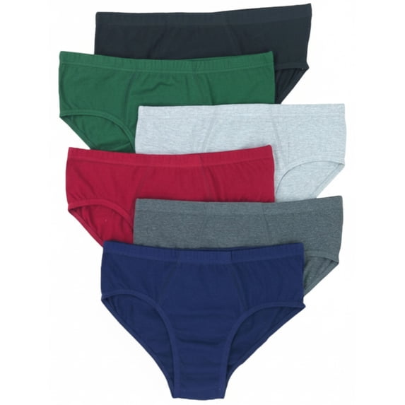ToBeInStyle Men's Pack of 3 Assorted Cotton Bikini Briefs - Small