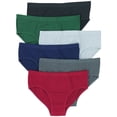 thumbnail image 1 of ToBeInStyle Men's Pack of 6 Assorted Cotton Bikini Briefs - Medium, 1 of 6