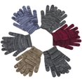 thumbnail image 1 of ToBeInStyle Men's Pack of 6 Assorted Magic Gloves - Space Dye - One Size, 1 of 2
