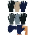 thumbnail image 1 of ToBeInStyle Men's Pack of 6 Assorted Touch Screen Magic Gloves, 1 of 7