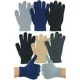 thumbnail image 1 of ToBeInStyle Men's Pack of 6 Assorted Touch Screen Magic Gloves, 1 of 7