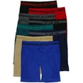 thumbnail image 1 of ToBeInStyle Men's Pack of 6 Waistband Design Long Leg Boxers - Basic Assorted - One Size, 1 of 3
