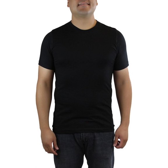ToBeInStyle Men's Plain Crew Neck T-Shirt