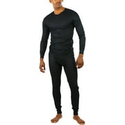 ToBeInStyle Mens Two-Piece Thermal Set Waffle Knit