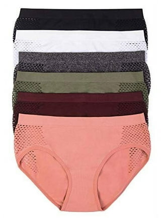 ToBeInStyle Women's 6 Pack Highwaisted Ribbon Accent Full Girdle Panties -  Classic - XL 