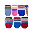 thumbnail image 1 of ToBeInStyle Women's 6 Pack Of Randomly Assorted Seamless Briefs - 2X, 1 of 7