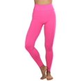 thumbnail image 1 of ToBeInStyle Women's Active Peace Print Legging HotPink, 1 of 4