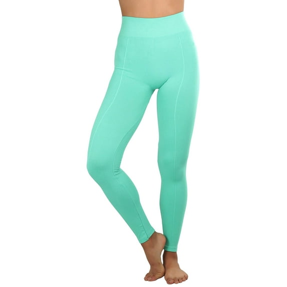 ToBeInStyle Women's Active Peace Print Legging Mint