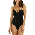 thumbnail image 1 of ToBeInStyle Women's Backless Bikini Brief Bodysuit Shaper - Black - 40D, 1 of 7