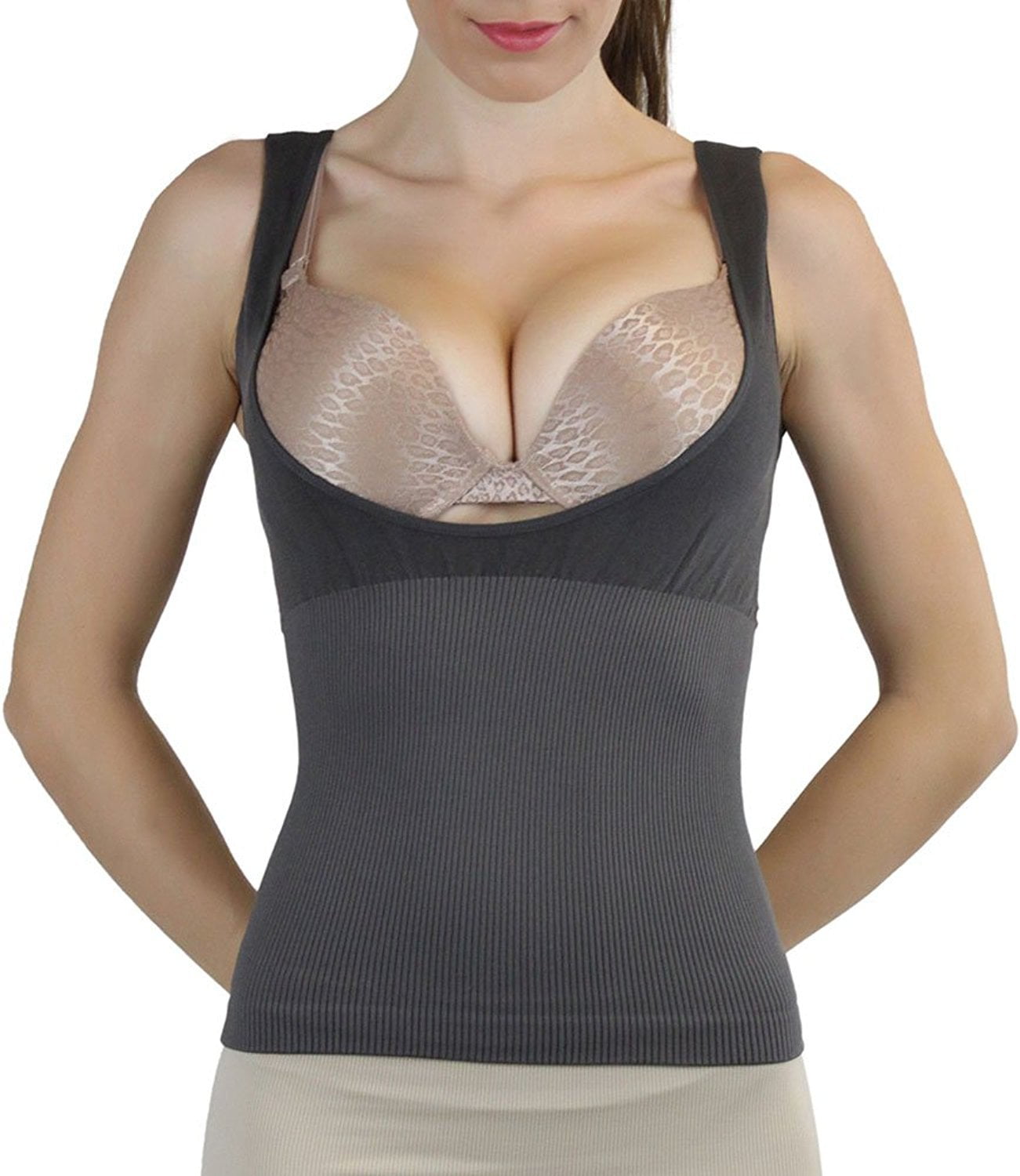 ToBeInStyle Women's Bamboo Slimming Shaper - Gray - Walmart.com