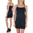 thumbnail image 1 of ToBeInStyle Women's Bell Shape Cami Slip Dress - Black, 1 of 6