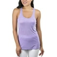 thumbnail image 1 of ToBeInStyle Women's Burnout Racerback Active Tank Top - Lavender with Pockets - Medium, 1 of 4