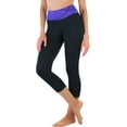 thumbnail image 1 of ToBeInStyle Women's Comfy Capri Yoga Pants with Criss-Cross Design, 1 of 7