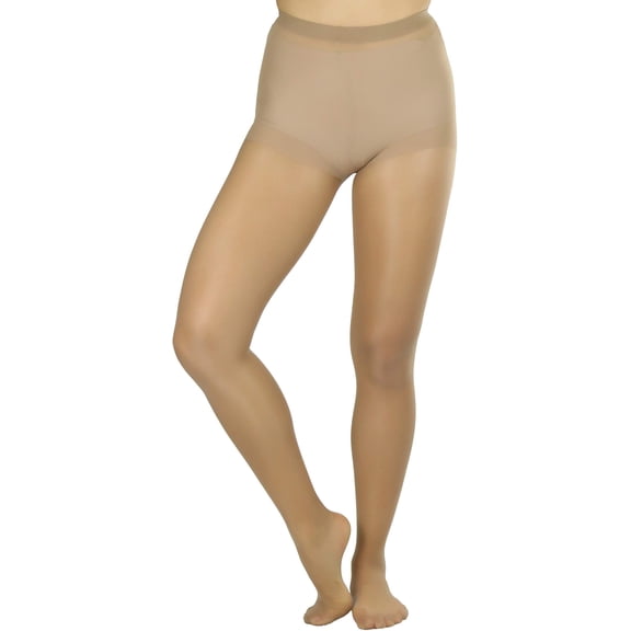 ToBeInStyle Women's Control Top Sheer Full Footed Panty Hose Hosiery Stockings